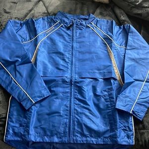 Warrior Vision Warm Up Jacket Hockey coat size Medium, Royal Blue BRAND NEW